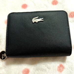 Lacoste compact canvass wallet in EUC
